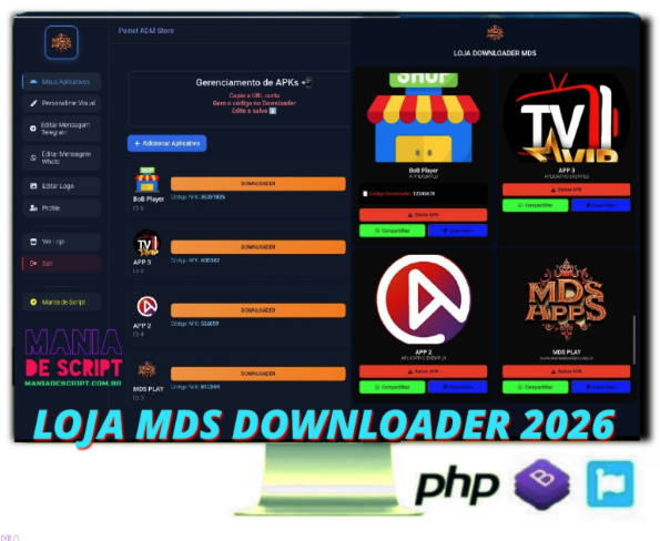 LOJA DE APLICATIVO MDS DOWNLOADER